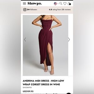 Showpo Wrap Skirt Dress